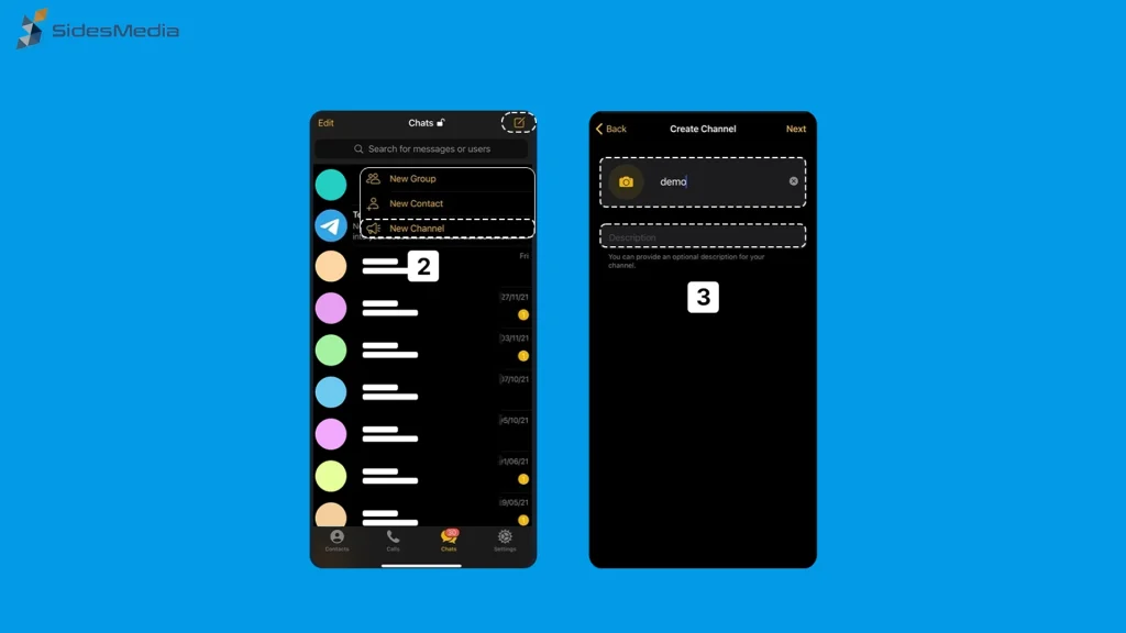 Create Telegram Channel Web