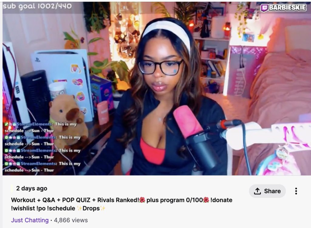 Twitch livestream Q&A 